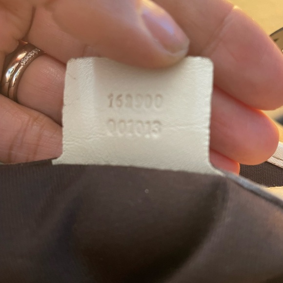 GUCCI GG Canvas Horsebit Tote Bag Beige Silver - Picture 10 of 13